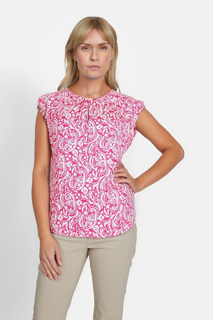 R.O.B SKARLETT BLUSE LYSERØD
